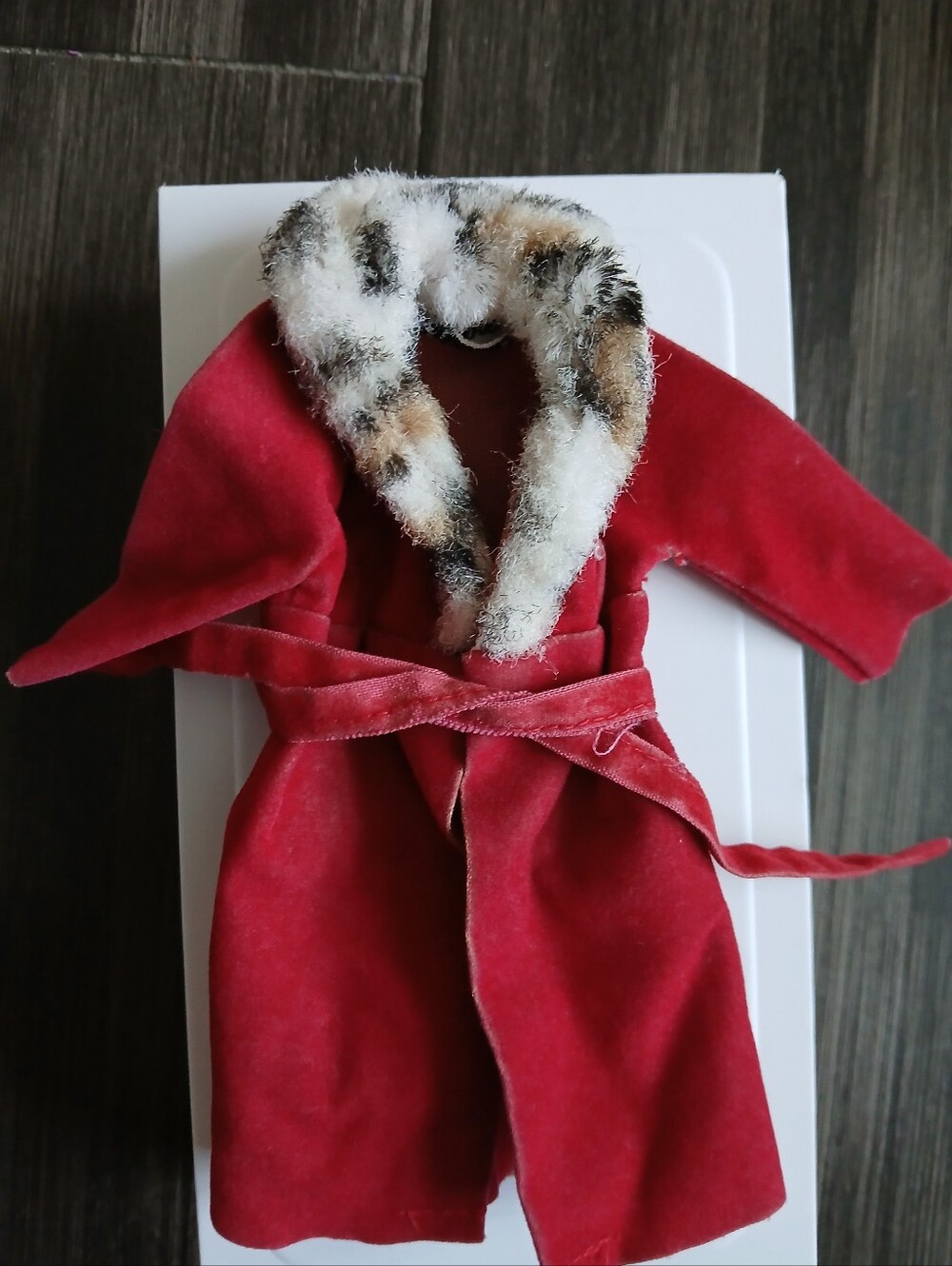 Vintage "Suede" And Leopard "Fur" Barbie Coat